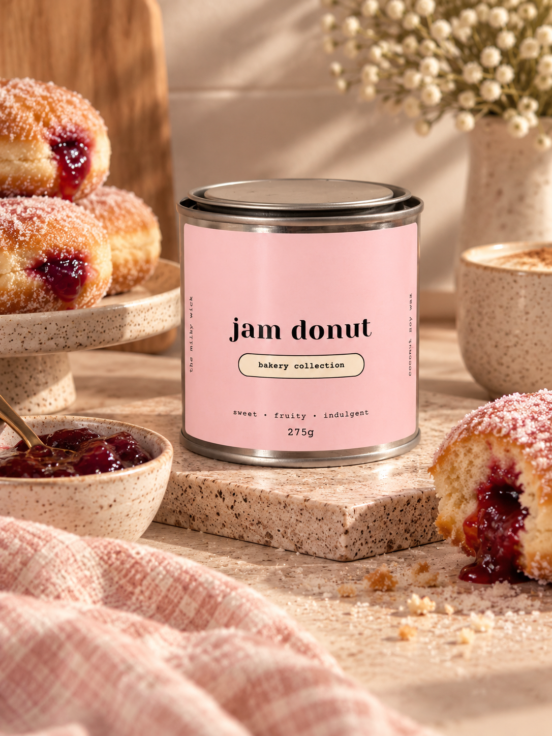 Jam Donut 275g Candle