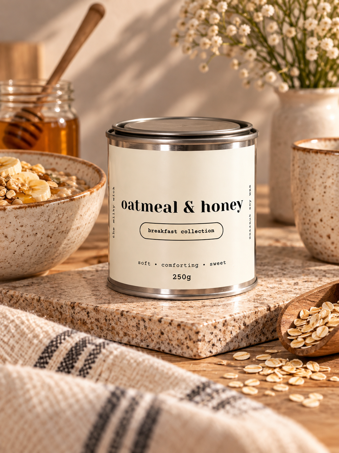 Oatmeal & Honey 275g Candle